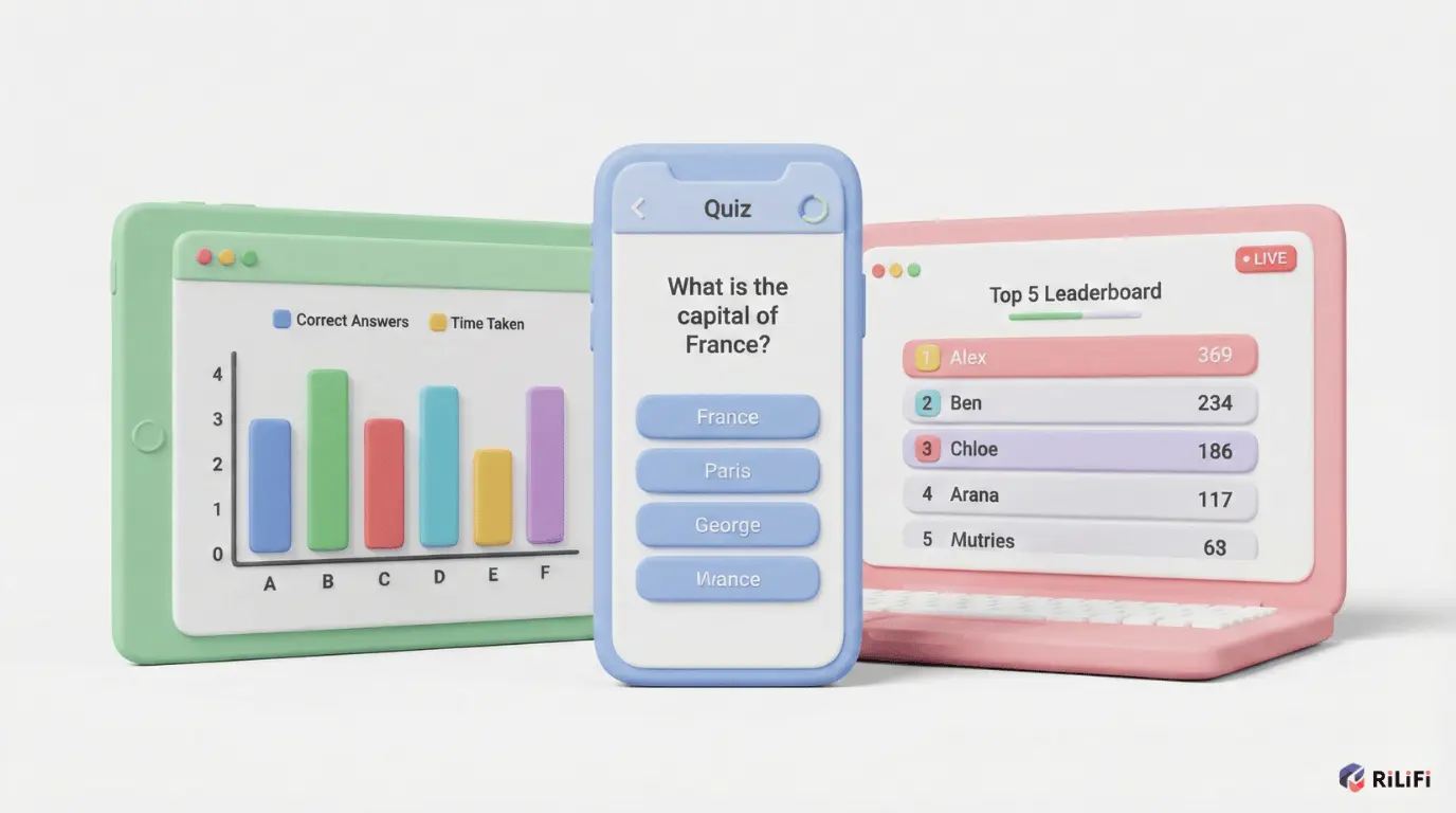 Live Quizzes - Interactive Quiz Platform - RiLiFi Live Quizzes
